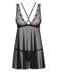 Preview: Babydoll - schwarz - Collection black flower Preview: Babydoll - schwarz - Collection black flower