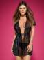 Preview: Alluria Peignoir schwarz 2-5711 Preview: Alluria Peignoir schwarz 2-5711