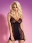 Preview: Amarone Chemise schwarz-fuchsia S-4602