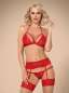 Preview: BH- Strumpfhalterguertel und String im Set - rot - Collection Corinna rot S-6039