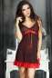 Preview: Babydoll - String schwarz-rot CR3170 schwarz-rot S-4581