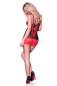 Preview: Babydoll CR3020 rot/schwarz Preview: Babydoll CR3020 rot/schwarz