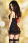 Preview: Babydoll CR3490 schwarz/rot Preview: Babydoll CR3490 schwarz/rot