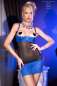 Preview: Babydoll CR3785 schwarz-blau schwarz-blau 2-6197