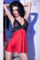 Preview: Babydoll CR4131 rot/schwarz