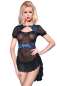 Preview: Babydoll CR4195 blau/schwarz