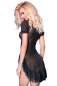 Preview: Babydoll CR4195 blau/schwarz Preview: Babydoll CR4195 blau/schwarz