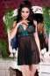 Preview: Babydoll CR4214 schwarz/blau Preview: Babydoll CR4214 schwarz/blau