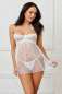 Preview: Babydoll DR11061 weiss weiss S-6128