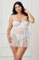 Preview: Babydoll DR11061 weiß Preview: Babydoll DR11061 weiß