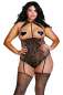 Preview: Bodystocking DR0354 schwarz