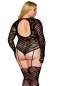 Preview: Bodystocking DR0420 schwarz Preview: Bodystocking DR0420 schwarz