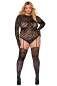 Preview: Bodystocking DR0420 schwarz Preview: Bodystocking DR0420 schwarz