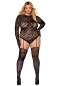 Preview: Bodystocking DR0420 schwarz