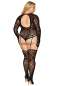 Preview: Bodystocking DR0420 schwarz Preview: Bodystocking DR0420 schwarz