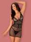 Preview: Bowessa Chemise schwarz S-7111