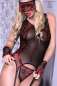 Preview: Bustier-Set CR4352 schwarz/rot Preview: Bustier-Set CR4352 schwarz/rot