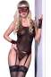 Preview: Bustier-Set CR4352 schwarz/rot Preview: Bustier-Set CR4352 schwarz/rot