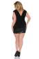 Preview: Chemise mit Wetlook-Saum und Tüll Preview: Chemise mit Wetlook-Saum und Tüll