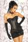 Preview: Corsage mit Minirock in schwarz S-11732-002 Preview: Corsage mit Minirock in schwarz S-11732-002