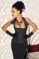 Preview: Corsage mit Kragen schwarz S-12485-002 Preview: Corsage mit Kragen schwarz S-12485-002
