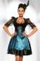 Preview: Dirndl schwarz-tuerkis 1-12596-080