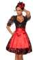 Preview: Dirndl in rot/schwarz