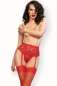 Preview: Garter Belt Set CR4718 rot Preview: Garter Belt Set CR4718 rot