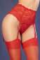 Preview: Garter Belt Set CR4718 rot Preview: Garter Belt Set CR4718 rot