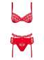 Preview: Heartina Set rot Preview: Heartina Set rot