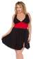 Preview: Kleid Z-5036 schwarz-rot 2-6081 Preview: Kleid Z-5036 schwarz-rot 2-6081