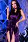 Preview: Kleid mit Kapuze CR4302 violett