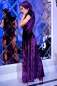 Preview: Kleid mit Kapuze CR4302 violett Preview: Kleid mit Kapuze CR4302 violett