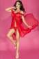 Preview: Langes Babydoll CR3716 rot rot 2-4925