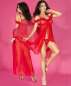 Preview: Langes Babydoll CR3716 rot Preview: Langes Babydoll CR3716 rot