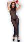 Preview: Langes Babydoll CR4690 schwarz Preview: Langes Babydoll CR4690 schwarz