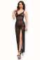 Preview: Langes Babydoll CR4723 schwarz Preview: Langes Babydoll CR4723 schwarz