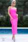 Preview: Langes Kleid CR4379 hot pink hot pink 2-6752