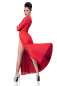 Preview: Langes Kleid CR4421 rot
