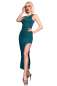 Preview: Langes Kleid CR4441 grün Preview: Langes Kleid CR4441 grün