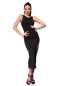 Preview: Langes Kleid CR4441 schwarz Preview: Langes Kleid CR4441 schwarz