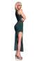 Preview: Langes Kleid CR4445 grün Preview: Langes Kleid CR4445 grün