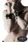 Preview: Leder-Handschellen von Grey Velvet schwarz 1-13905-002