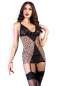 Preview: Leopard-Chemise-Set CR4485