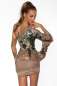 Preview: Mini-Kleid mit Leopardenkopf