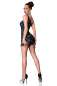 Preview: Minikleid CR4418 schwarz/neonweiß Preview: Minikleid CR4418 schwarz/neonweiß
