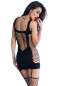 Preview: Nahtloses Minikleid CR4336 schwarz Preview: Nahtloses Minikleid CR4336 schwarz