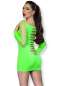 Preview: Nahtloses Minikleid CR4617 neongrün Preview: Nahtloses Minikleid CR4617 neongrün