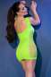 Preview: Nahtloses Minikleid CR4618 neongrün Preview: Nahtloses Minikleid CR4618 neongrün