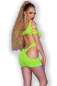 Preview: Nahtloses Minikleid CR4671 neongrün Preview: Nahtloses Minikleid CR4671 neongrün